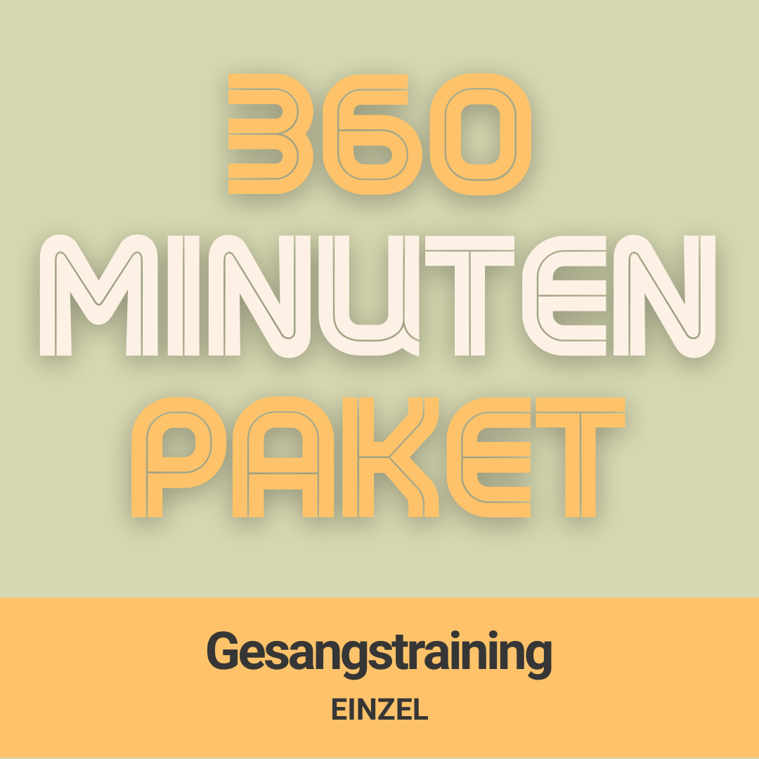 Gesang Einzel 360 Minuten